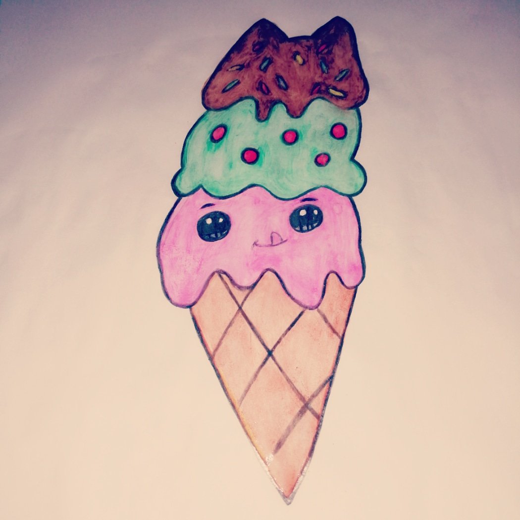 Ice Cream
#icecream #icecreamart #icecreamdrawing #icecreamkawaii #kawaii #kawaiiart #kawaiidrawing #oilpainting #fabercastell #painting #paint #watercolor #art #drawing #draw #sketch