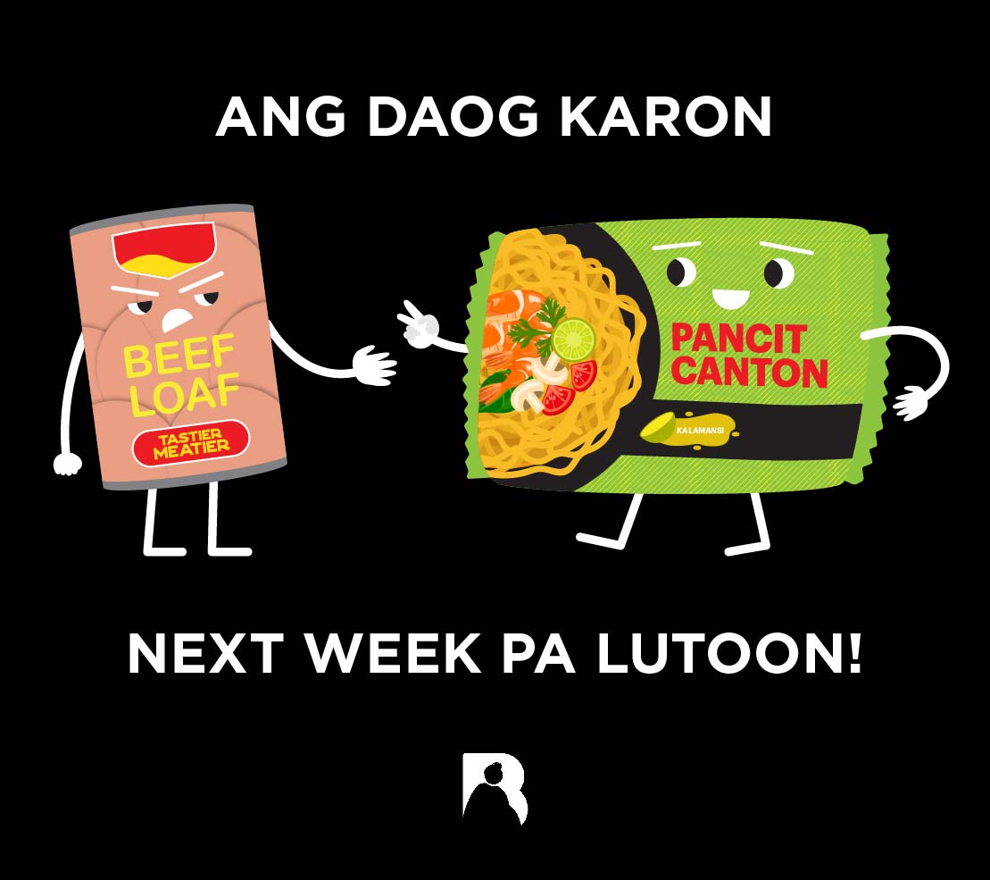 fatboysstudios's tweet photo. Unsay giingon sa canton nga wa pa gikaon? "Lucky Me!"  Nihapon, mga brod. 🍜 #FatTheNorm #FatBoysStudios 

DISCLAIMER: This is not a sponsored post pero modawat ra mig relief goods kung naay manghatag. *ehem* https://t.co/LNujjd3cxy