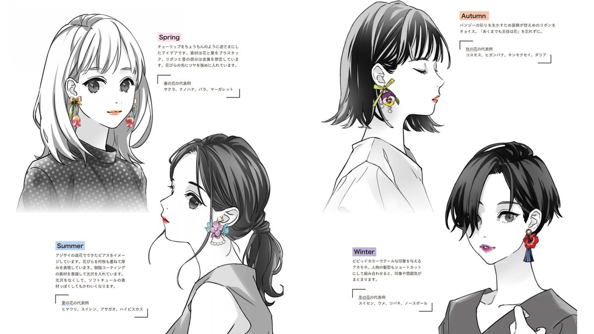 玄光社 超描けるシリーズ Pe Twitter 超描ネタ帳 季節の花を身にまとう4人の女性 花のイヤーアクセサリーは 顔の印象を華やかに彩ります 24さん 24unk 著 キャラクターを彩る 小物の描き方 より T Co 12gbdzimyo 超描ネタ帳 玄光社 超描けるシリーズ Pe Twitter 超描ネタ帳 季節の花を身にまとう4人の女性 花のイヤーアクセサリーは 顔の印象を華やかに彩ります 24さん 24unk 著 キャラクターを彩る 小物の描き方 より T Co 12gbdzimyo 超描ネタ帳