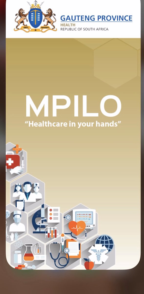 GautengHealth's tweet photo. We have updated the MPILO app to improve #Covid19 self screening service. New version of the app is available for Download. Existing users, please Update your app. #MpiloYam #GrowingGautengTogether #Covid19inSA https://t.co/vEOWGHk5KY