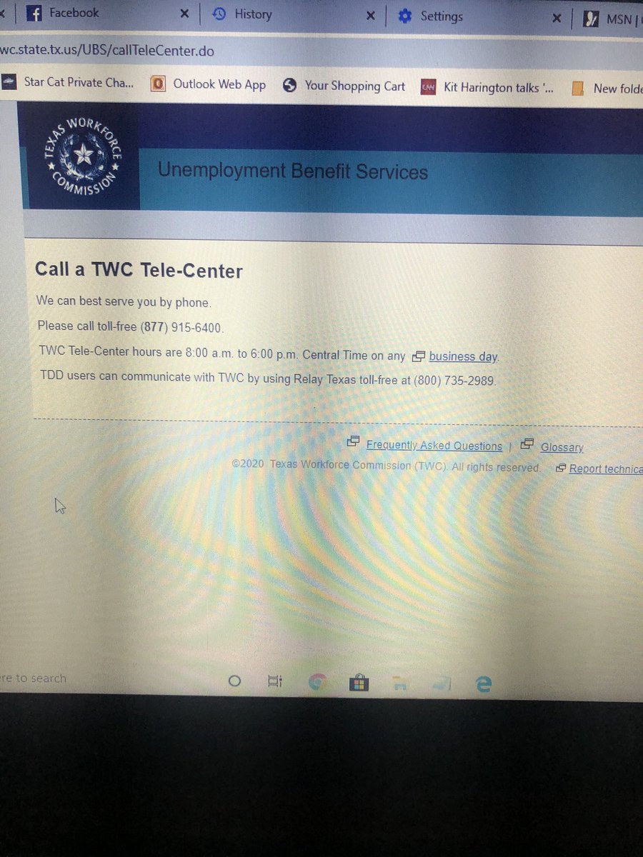 daicor's tweet photo. @NickABC13 @TXWorkforce I tried between the hours they stated and still getting the same message. This doesn’t make any sense at all. Stay up all night to get the same message you get in the daytime. Call and still get a busy signal. https://t.co/KkHcGnfq7a