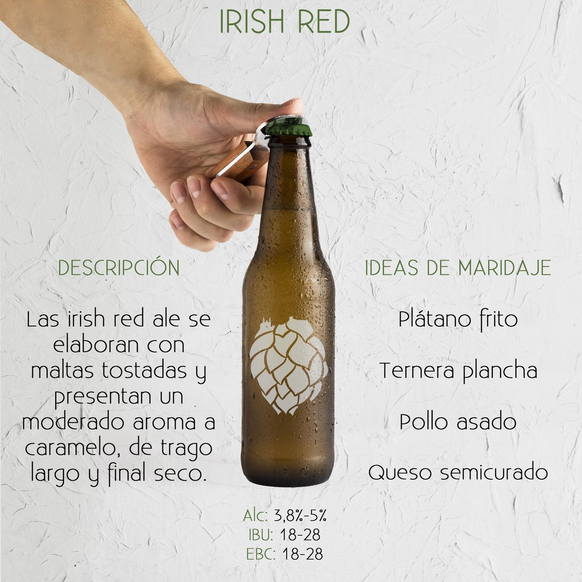 olverabeerfest's tweet photo. Las irish red son a grandes rasgos, una adaptación irlandesa de las cervezas bitter británicas, menos lupuladas, más tostadas y más secas que estas. Son todo un éxito en las cervecerías artesanales de Irlanda junto a las pale ale y las stout. https://t.co/Iywb8EqlBW