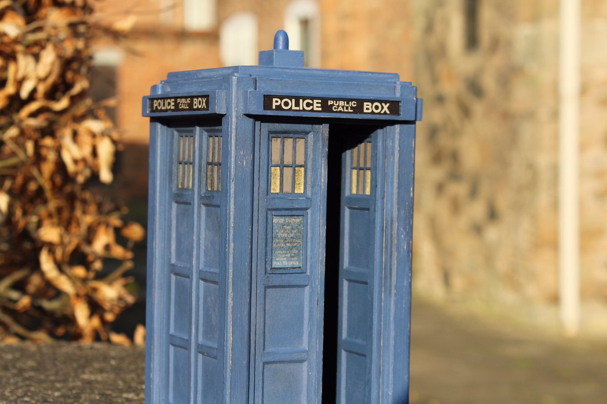 Whosittopodcast's tweet image. Selling this ‘Shada’ Tardis model :D
#doctorwho #lockdownprojects #lasercutting #modelmaking #doctorwhofigures