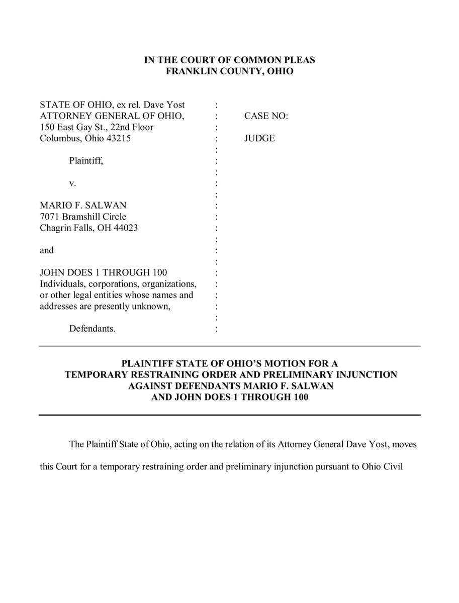 Watch this space - the OH Attorney General filed a lawsuit against eBay store user: Donkey476Later identified as: MARIO F. SALWANPay close attention to the language used in the Statement of Facts - the 1,700% mark up is OBSCENE  https://twitter.com/OhioAG/status/1250447054968696836?s=20
