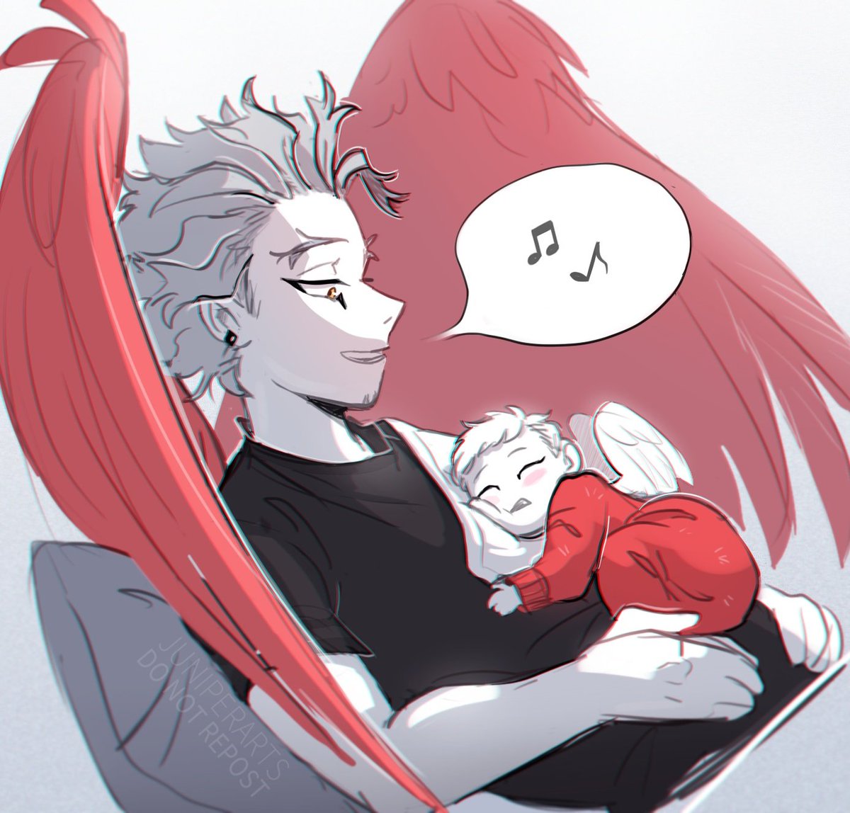 Way to cope: give your OTP a lovechild ?
#dabihawks, #bnha 
