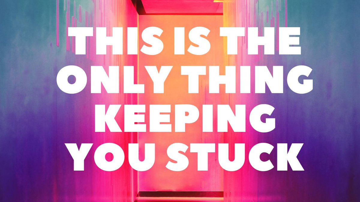 Ever feel like it's REALLY hard to tap into your personal greatness &amp; live your idea life?  Here is what's actually blocking you:  youtu.be/nX6RW6-k6DE