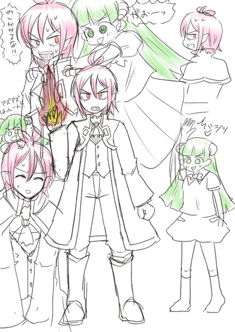 入間くんのアズくんとクララの練習してた 