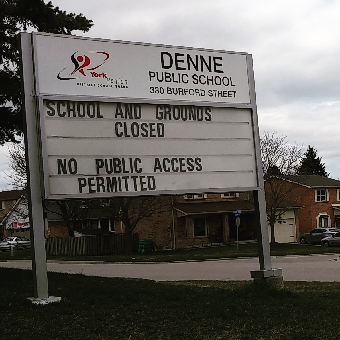 mattmindsplat's tweet image. In case you haven&apos;t been by the school in a while.
#StayAtHome