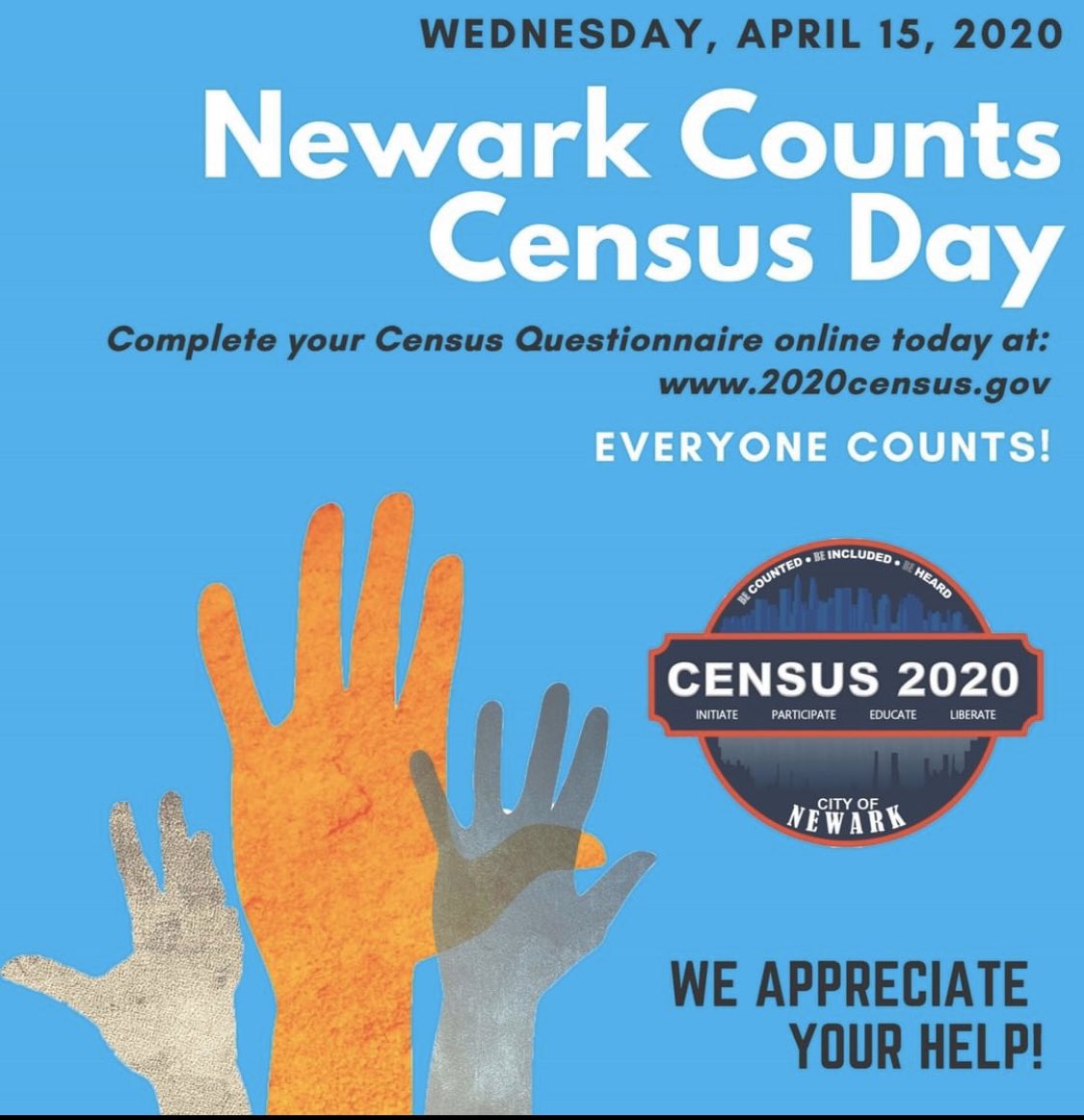 Complete The 2020 Census TODAY!
