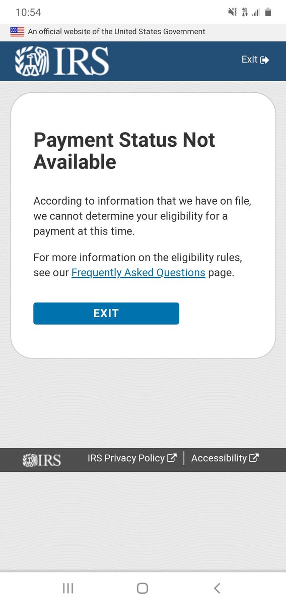 ___asmith's tweet image. So I go to do the "get my payment" thing from the IRS. It didn't even know if I was eligible? Why put that up if it cant tell people if they're eligible or not? 😑 @IRSnews
