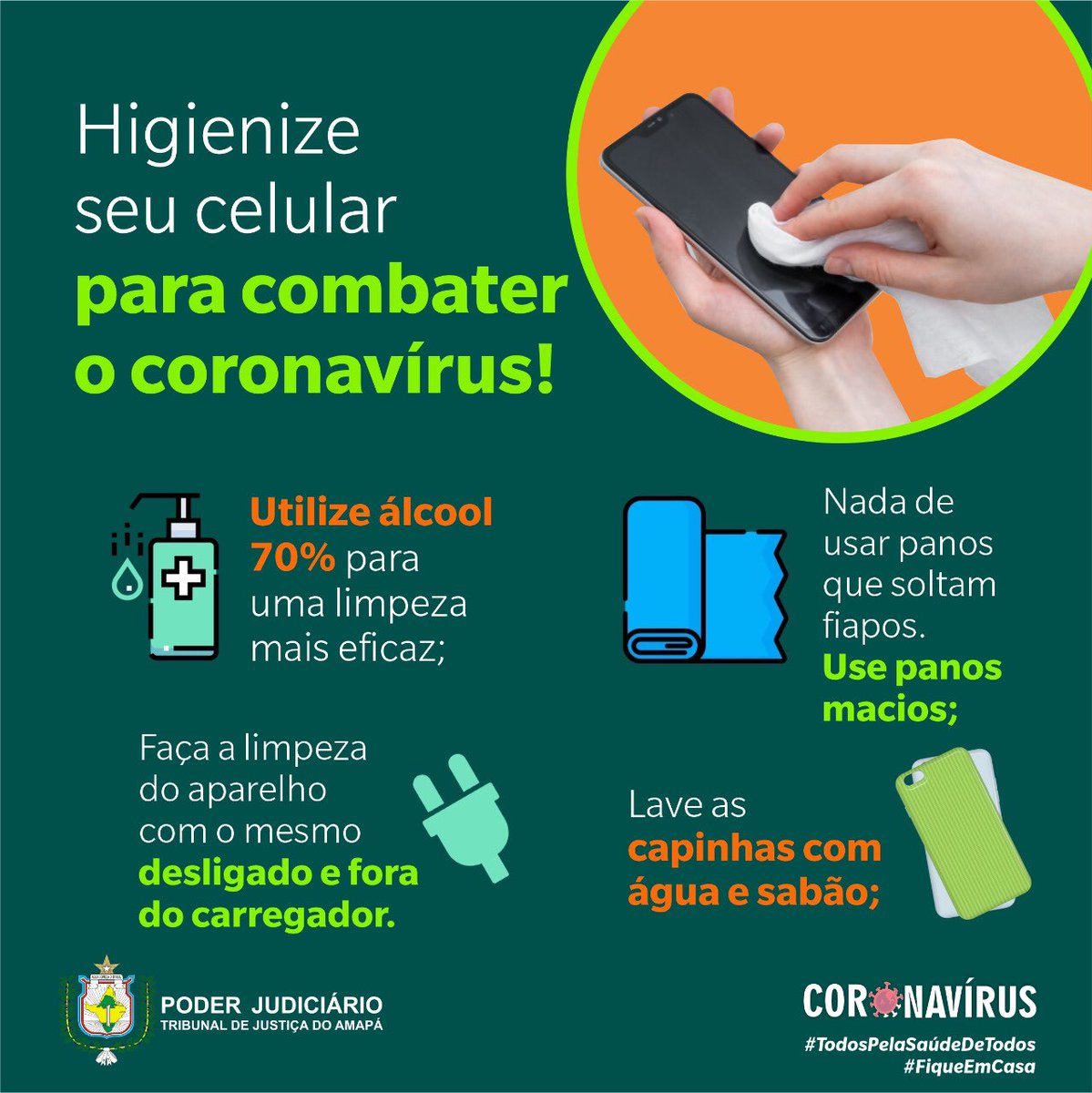 Tribunal de Justiça do Amapá on X: Se você puder, QUEBRE O CICLO da  contaminação. #FiqueEmCasa🏡 #SePrecisarSairUseMáscara😷  #TodosPelaSaúdeDeTodos 💪 #AJustiçaNãoPara  / X