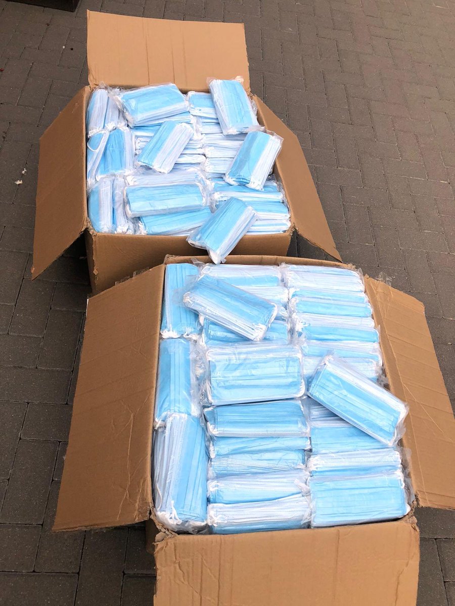 Our first delivery from donatetonhs.com charity all ready to give out to places in desperate need email Info@donatetonhs.com #nhs #PPE