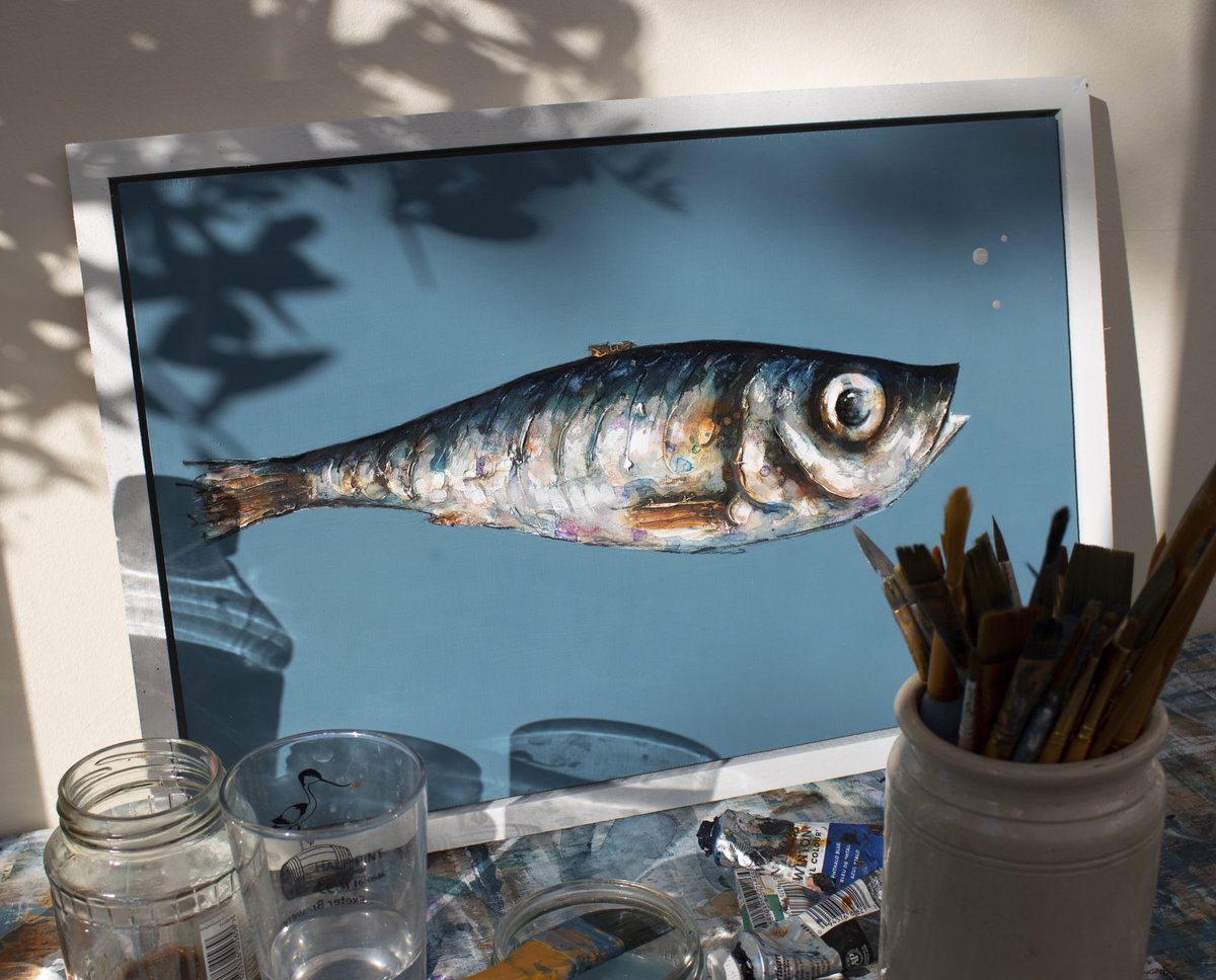 GilesFWard's tweet image. BID for a FISH for the NHS

Make a bid: ‘My Wish’ by Giles Ward. ALL proceeds to the NHS
(Original oil 470mm x 320mm)
Bids to giles@wardcreative.co.uk
Highest bid wins. PLEASE SHARE

More details: giles-ward.com 
#nhs #auction #donations #nhsheroes #artauction