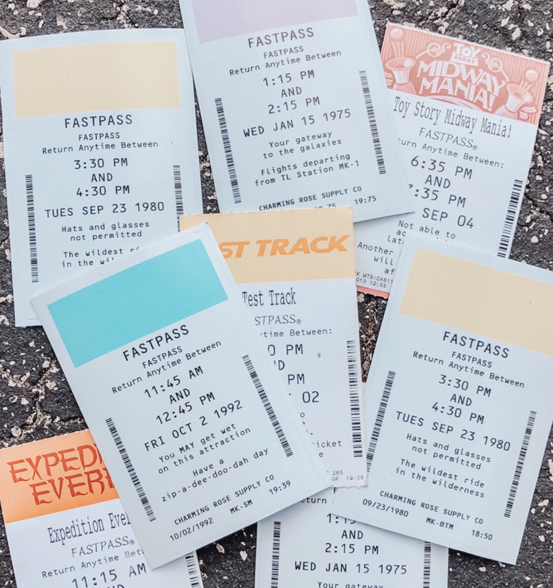 CharmingRoseCo's tweet photo. WHO NEEDS A FASTPASS OR TWO!? 🙋🏼‍♂️ We have 3 NEW Mountain FastPass Stickers in the shop now! Grab yours today so you don’t miss your favorite attraction! 🚂 https://t.co/YTUC6U8TGJ
