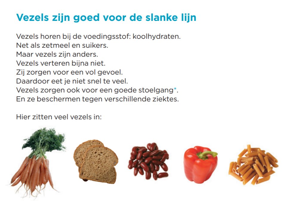 Vandaag lanceren we samen met de <a href="/nvdietist/">Ned Ver v Diëtisten</a> nieuw materiaal voor diëtisten. Dit bevat informatie over gezond eten en bewegen, geschreven in eenvoudige taal. Het is bedoeld voor cliënten die willen werken aan een gezonder gewicht en moeite hebben met taal. lezenenschrijven.nl/nieuws/gezond-…