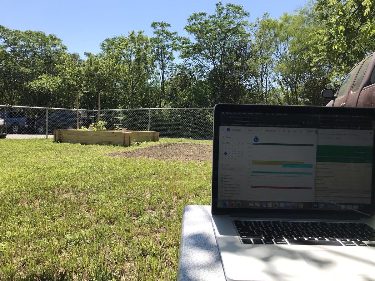 TU_COMM's tweet photo. Albert, TIGERTV tech hero,on whatโs #givinguslife โAside from staying busy with work, I have been enjoying the view from my home office and maintaining a garden. I started with just one raised bed and now have expanded to a second in-ground garden that is probably twice as big.โ https://t.co/HuVzCJzM3Z