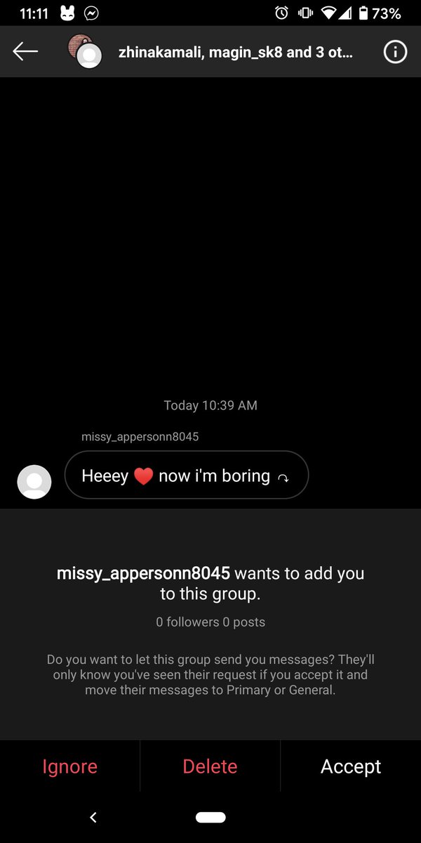 I'm gonna keep this thread going until someone from  @instagram support helps me. I'm sick of being added to these spam group messages with no way to prevent it.