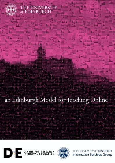 UoE_LTW's tweet photo. An Edinburgh Model for Teaching Online.  We are partnering with the Centre for Research in Digital Education to offer a 7 week experiential training programme to support colleagues in the shift to online.  Starting 27 April. 
Book here: https://t.co/91tnMjr5jP https://t.co/eO4vJqF0qN