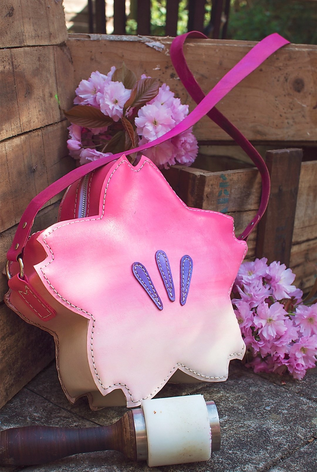 cherry blossom purse