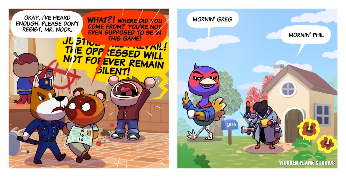 WoodenPlank's tweet photo. And what about the birds on the notice board, huh?!

#animalcrossingnewhorizons #acnh #animalcrossing #nintendo #NintendoSwitch https://t.co/IcX8RTGVGB