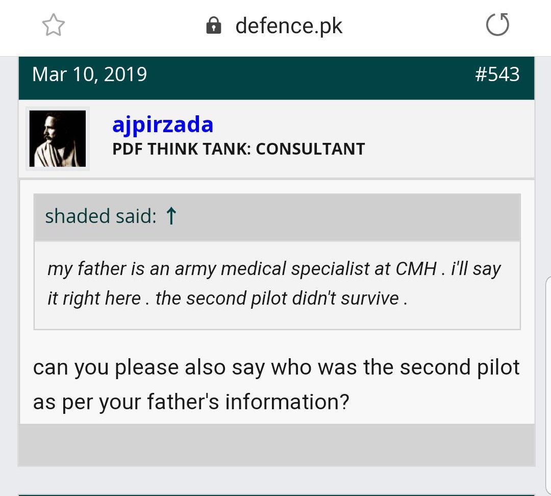 6. The Pakistani Portal, a member claim that nobody is talking about the “Dusara Banda”. 2nd Pilots is mentioned many times by Pakis.