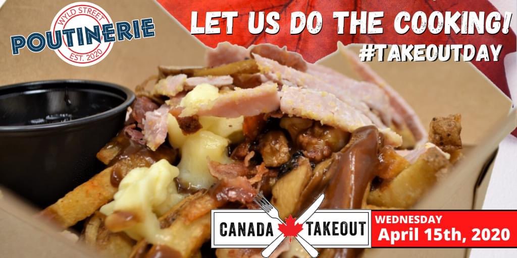 WyldStPoutine's tweet image. Today marks the start of #CanadaTakeoutDay! 🇨🇦🍁
➡️ To order Wyld Street Poutinerie call 705-472-7510 or order online through Skip The Dishes: skipthedishes.com/wyld-street-po…
#PoutineEh #TakeoutDay #CanadaTakeout #NorthBayProud #Local #Support #WyldStPoutine #weareinthistogether