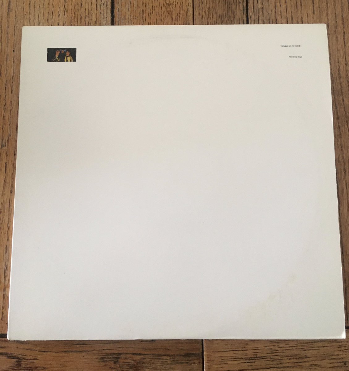 Dug out @petshopboys US 12” of Always On My Mind today. @phardingmusic remix is the definitive mix for me. What’s your favourite remix? #lockdownvinyl