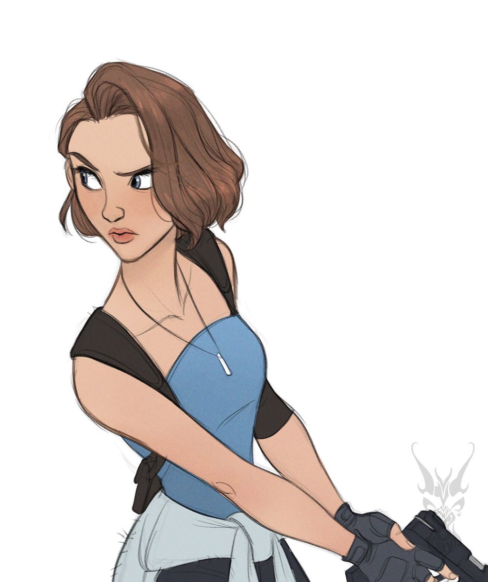 Completed the #sixfanart challenge!! ?? hope you enjoy it! #zelda #babyyoda #starwars #jillvalentine #ResidentEvil