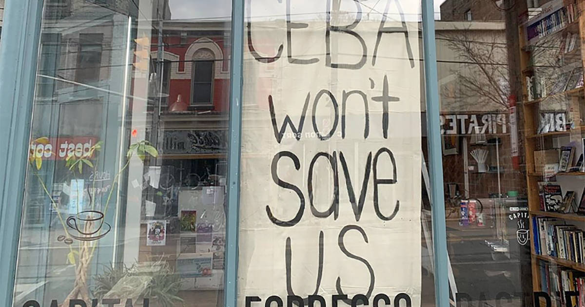 Small businesses in Toronto say CEBA won't be enough to save them bit.ly/2VAfcGO #Toronto #CEBA #CEBAwontsaveus