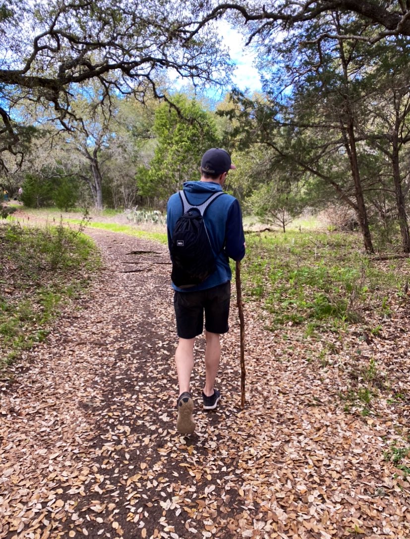 On a lovely hike this morning with my sweetie! Listening to nature’s music 🎶☀️🌿 #MyCalm #beDSE
