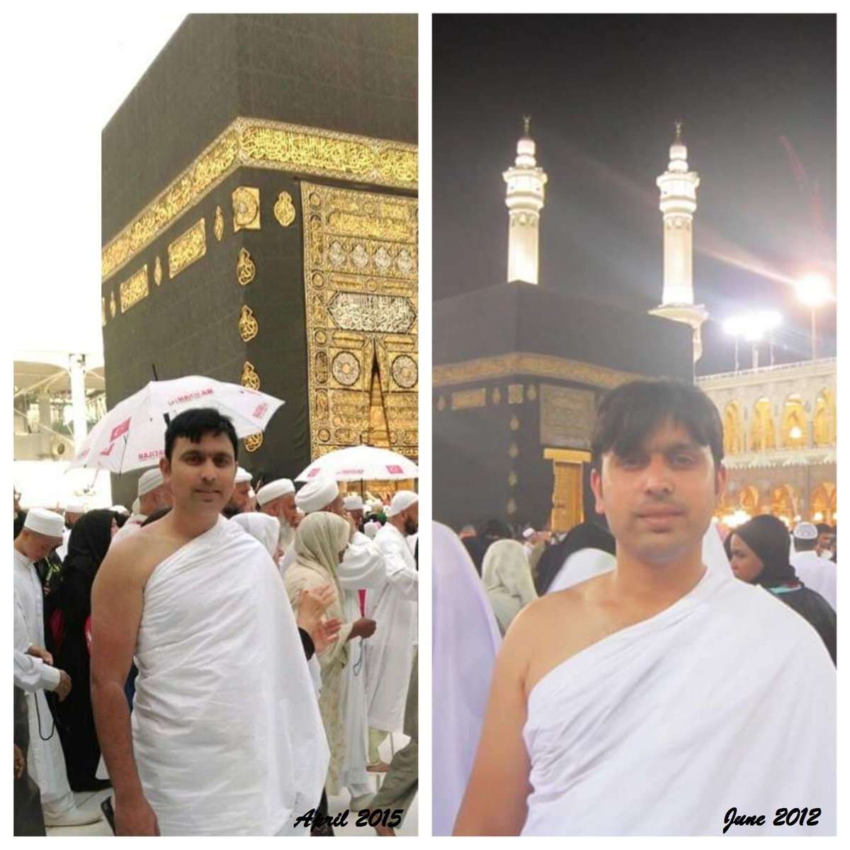 ShaheAli's tweet photo. How time flies. #Umrah2015 #Umrah2012 #Makkah #Madinah #SaudiArabia #ShaheAli https://t.co/IZcc3bDdQW