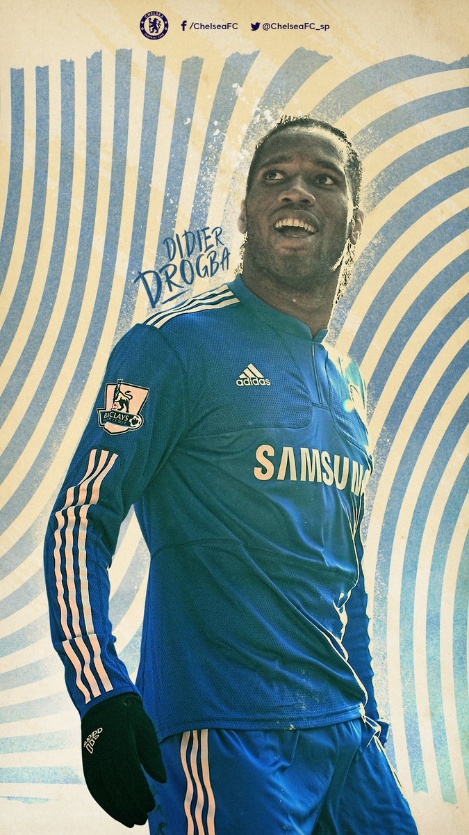 👑 EL REY 👑

<a href="/didierdrogba/">Didier Drogba</a> en el #WallpaperWednesday 📲