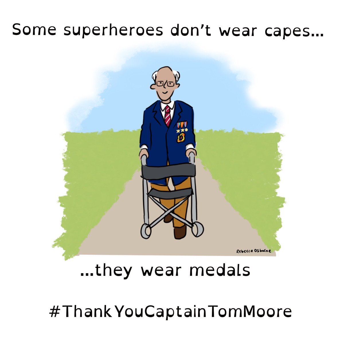 I’ve just been sent this incredible picture from Rebecca Osborne - thank you my dear. #walkwithtom #TomorrowWillBeAGoodDay