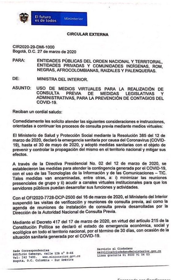 Foto: Ministerio del Interior de Ecuador