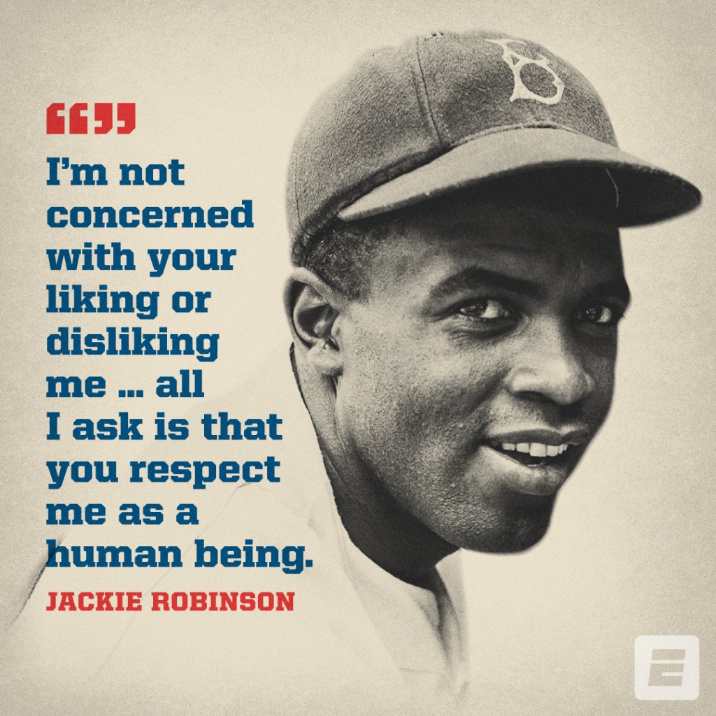 espn's tweet photo. Today, we celebrate an icon and a trailblazer. 

#JackieRobinsonDay https://t.co/LpvlCmGSF7