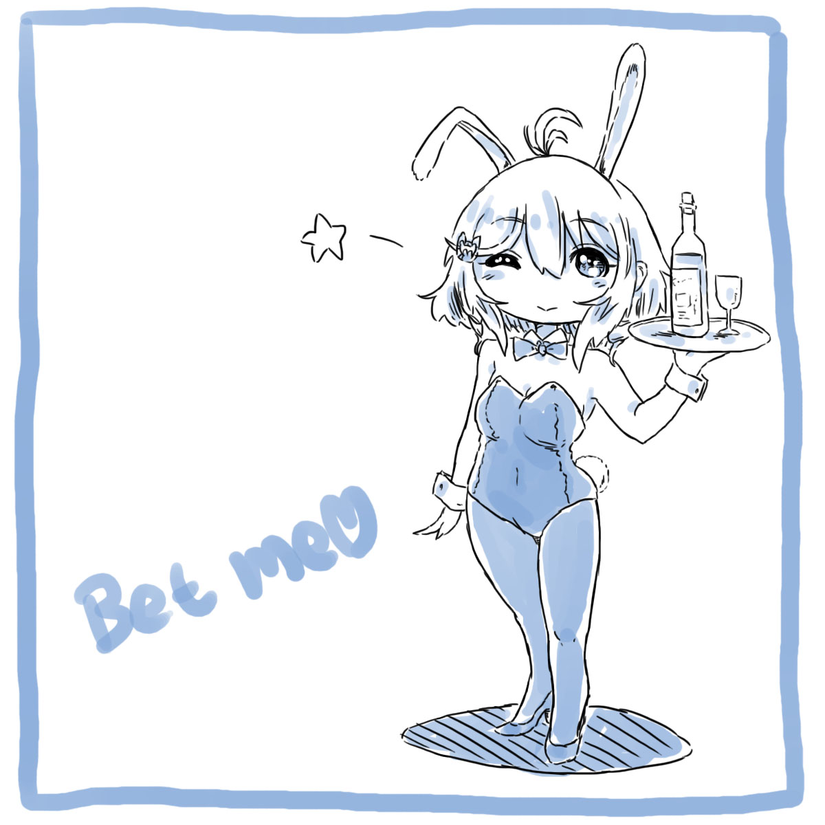 #SiroArt
シロちゃんに賭けてみない?
Bunny Siro. 