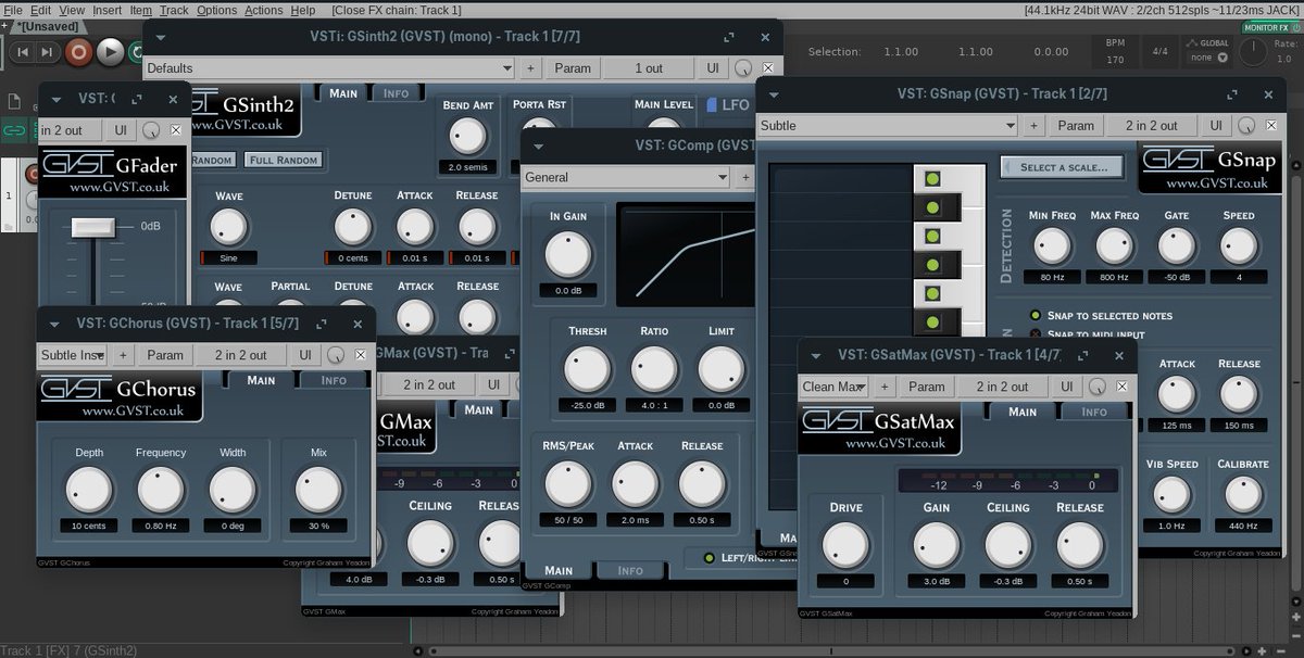 audioonlinux's tweet image. GVST , suite de plugins free para Linux ! 🐧 🎧 🎚️ 

bit.ly/2y8LRv0

#gvst #suite #vst #musicproduction  #mixing #mastering