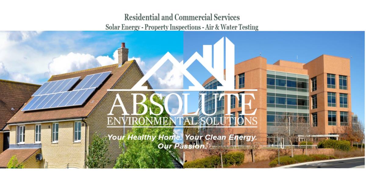 AbsoluteEnviro2's tweet photo. Leaders in Solar and Home Inspections. AES has you covered! https://t.co/VzhEyJkup0