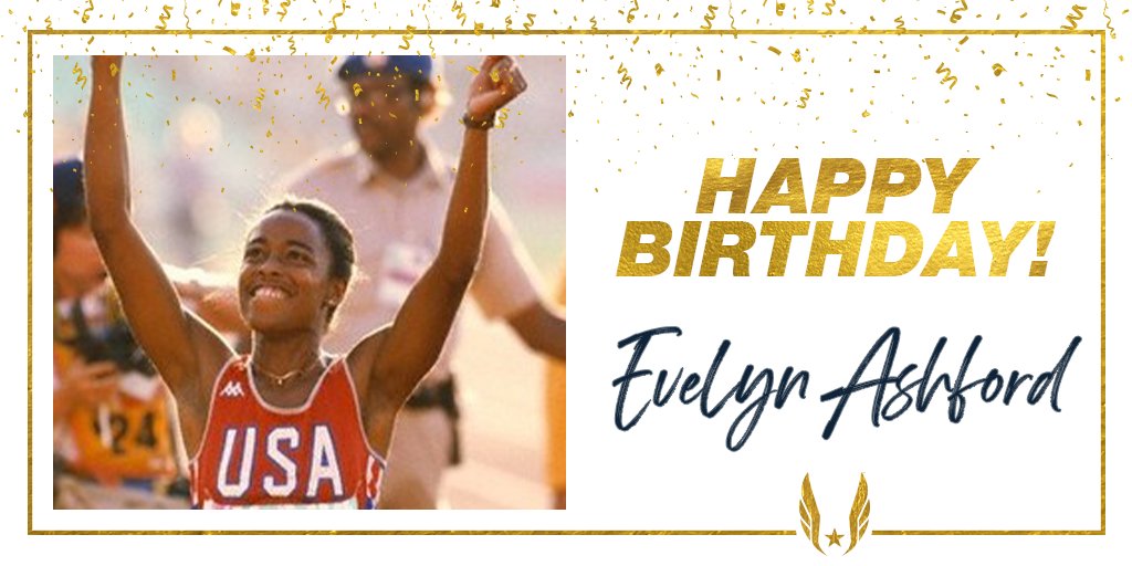 Usatf: Happy birthday to 4-time    Olympic champion, Evelyn Ashford!   