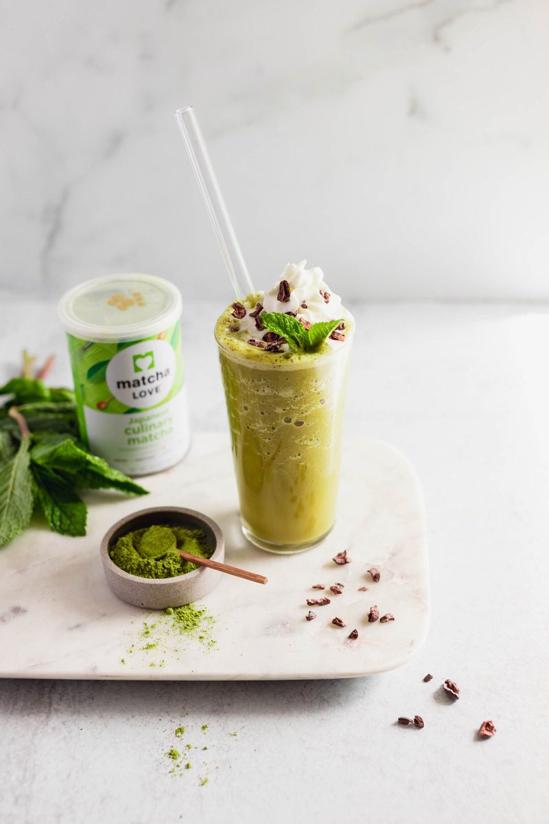 You deserve a treat 💚. Our Matcha Mint Shake is comfort food that's actually good for you, so you can indulge at home guilt-free. Recipe: instagram.com/p/B_AZEHNpRQU/… #matchaLOVE #staygrounded