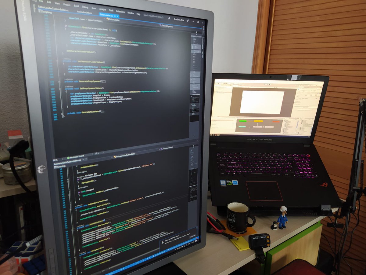 SharpTeethGames's tweet image. Still working from home! 💪🏻
#StayAtHome
#RexsGames #gamedev #IndieGameDev #indiedev #indiegame #WIP #madewithunity