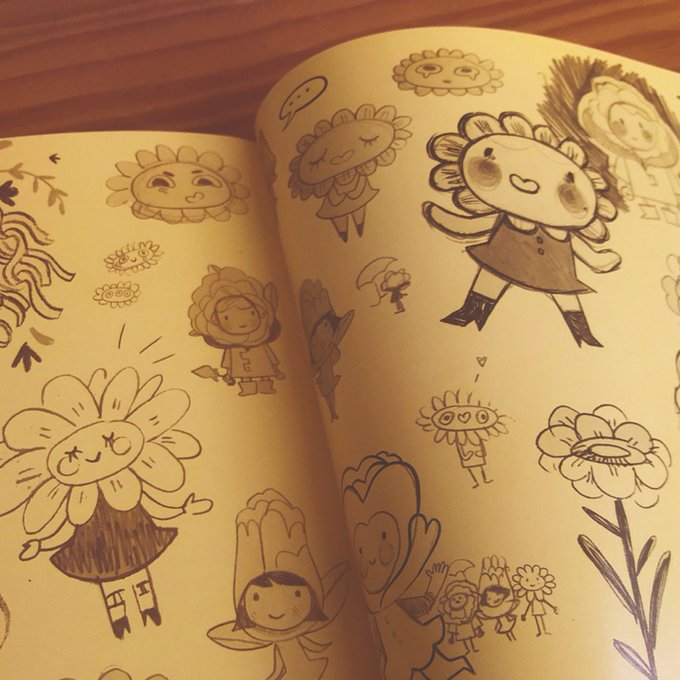 It's a very pretty book that i'll be eternally proud of! featuring some of my best art, thoughts and mini-tutorials. the stock is low and pot pourri wont be making an appearance at cons/online stores anymore.

let's give it a meaningful last run ❤️ 