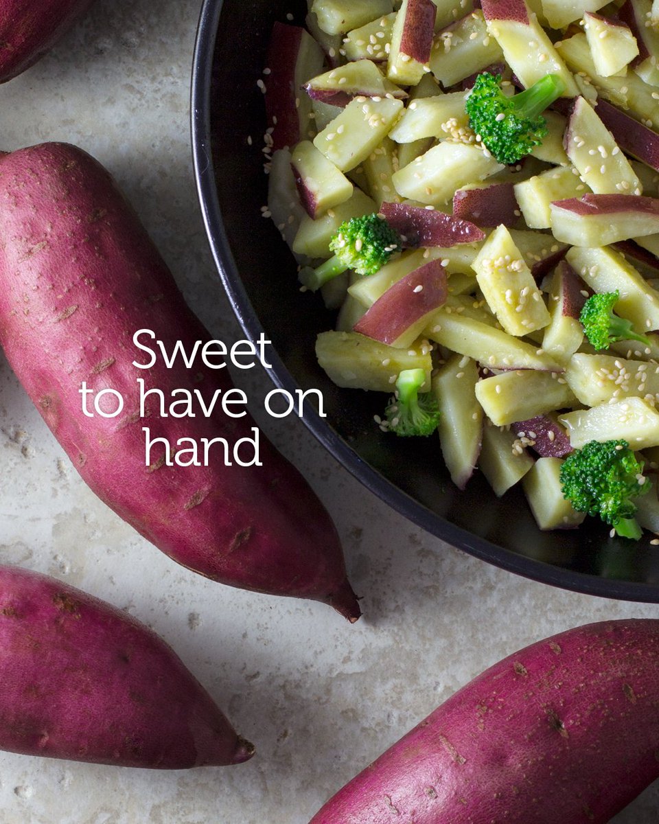 casweetpotatoes's tweet image. California #sweetpotatoes are a perfect #pantrystaple! They’ll keep for weeks in cool storage, &amp;amp; you can easily build #delicious, #nutritious meals around them-#stirfry, #soup, #stew, or simply baked &amp;amp; #loaded with toppings. #Recipes: casweetpotatoes.com/recipes
#shelterinplace