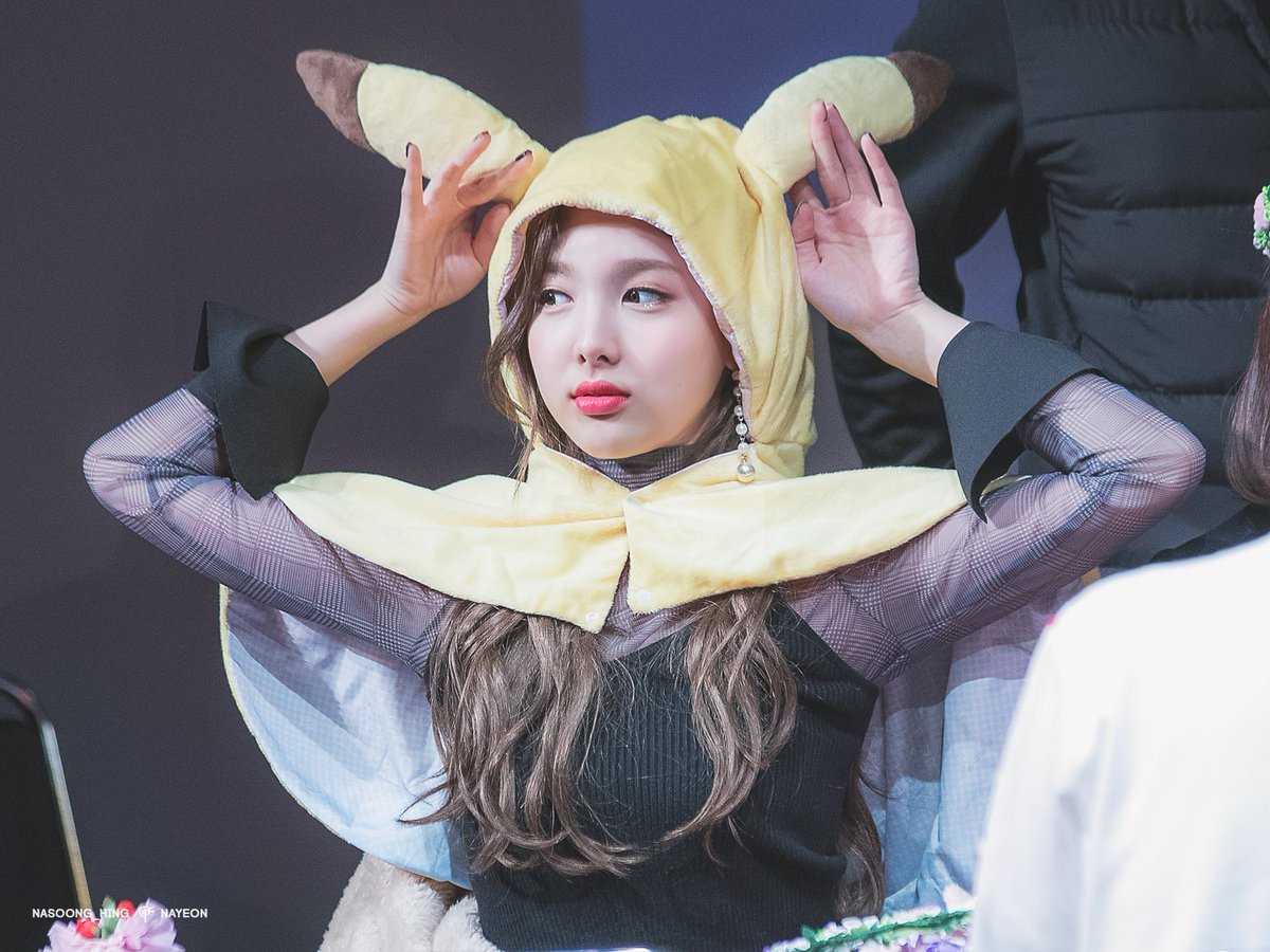 nayeon with bunny ears - a needed thread