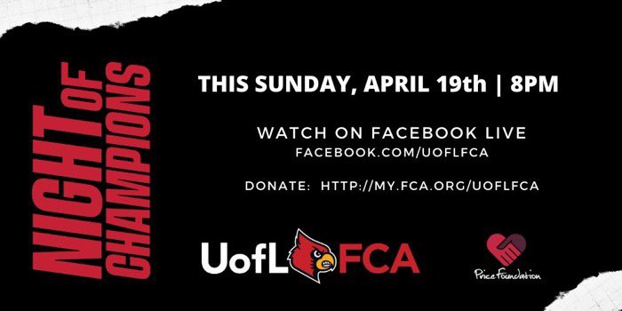 ChrisBurke02's tweet photo. The folks @UofLfca are making a huge difference. Check out their virtual event this Sunday and please support if you can. So many kids are being supported by this great ministry! https://t.co/OCUWm6PaxN