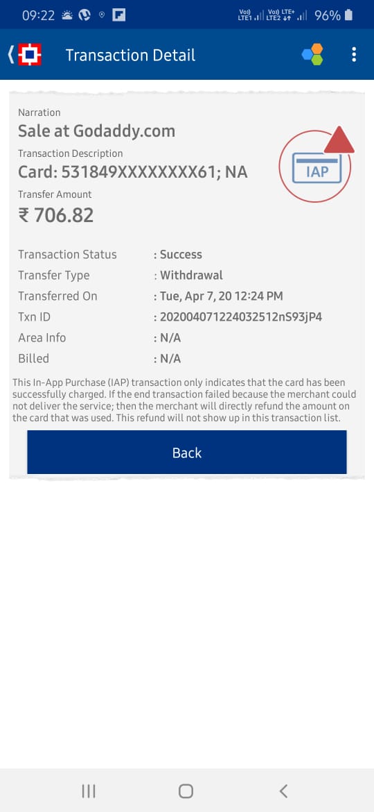 aksvic's tweet photo. @YESBANK I have been wrongly billed for a transaction which was declined on credit card. Please help me resolve this https://t.co/5U40zoVpIe