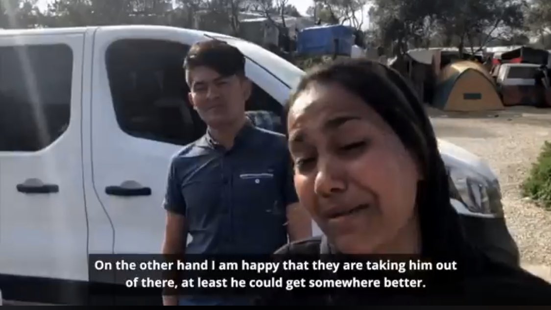 ErikMarquardt's tweet image. Dass die Bundesregierung jetzt schnell ein paar Kinderaugen braucht, hinter denen sie ihre tatsächlichen Möglichkeiten verstecken kann, führt auch zu Familientrennungen. Ihr Bruder darf nach Deutschland, sie bleibt alleine in #Moria. Video bei @seenotrettung #LeaveNoOneBehind