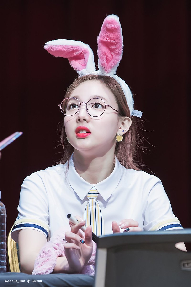 nayeon with bunny ears - a needed thread