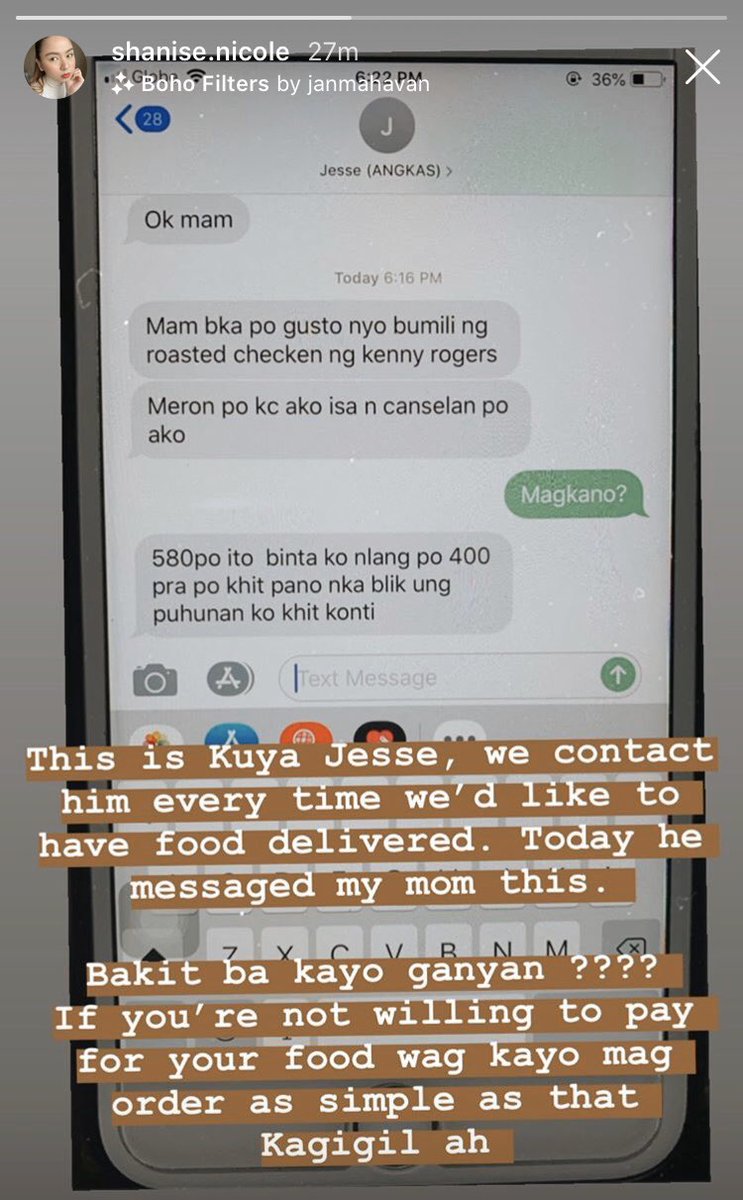 viviennelsen's tweet photo. Please please PLEASE be 100% sure you want your food before you order! These riders take money out of their own pockets to purchase and deliver the food to you. 500 pesos may not seem like a lot to some of you but that’s a day’s worth of wages to someone else https://t.co/V4pF5etJRS