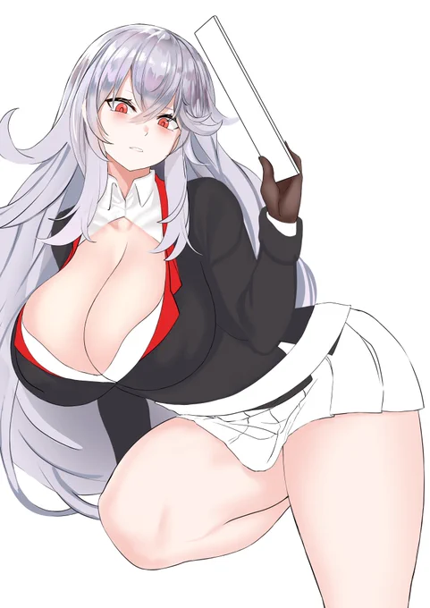 She gonna take care of your concern ;)

#graf_zeppelin #azurlane 
